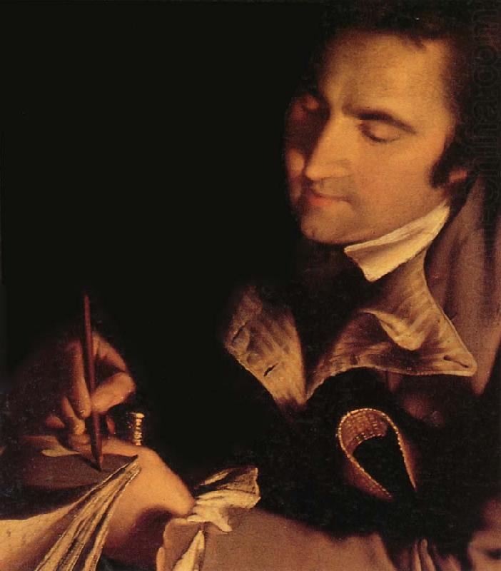 Details of A Philosopher giving a Lecture on the Orrery, Joseph wright of derby